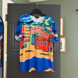 Colorful Graphic Short Sleeve Tee